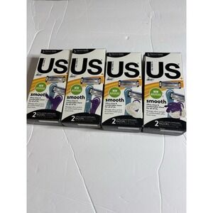 Bic For US 5 Blade 2 Razor 5 Titanium Flex Blades Shave Rubber Grip Smooth